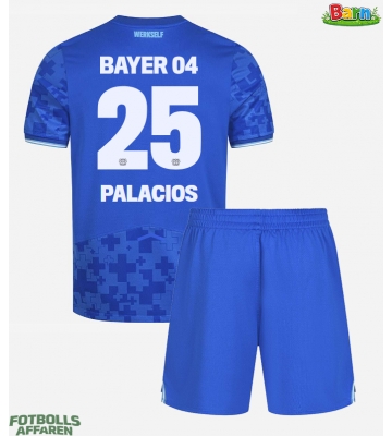 Bayer Leverkusen Exequiel Palacios #25 Tredjeställ Barn 2025-26 Kortärmad (+ Korta byxor)